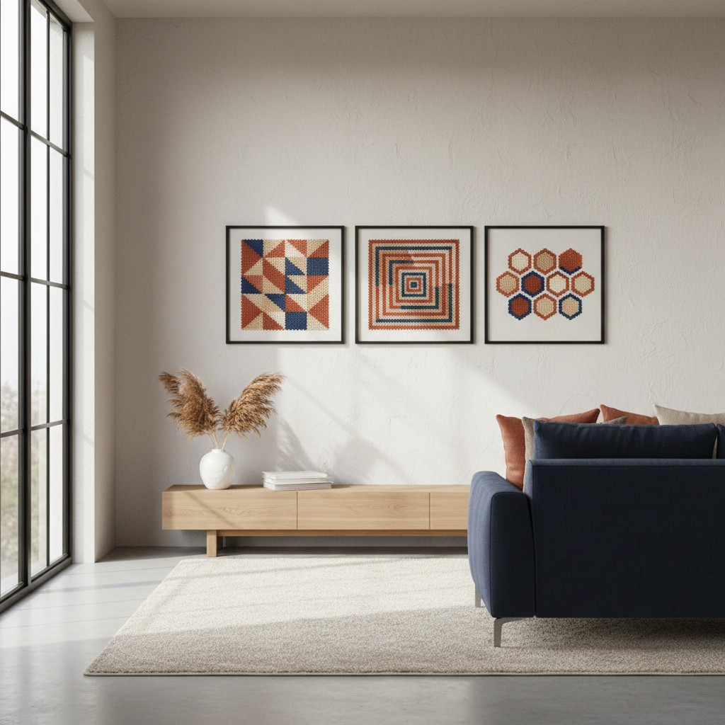 Pixel-Art als Wandkunst