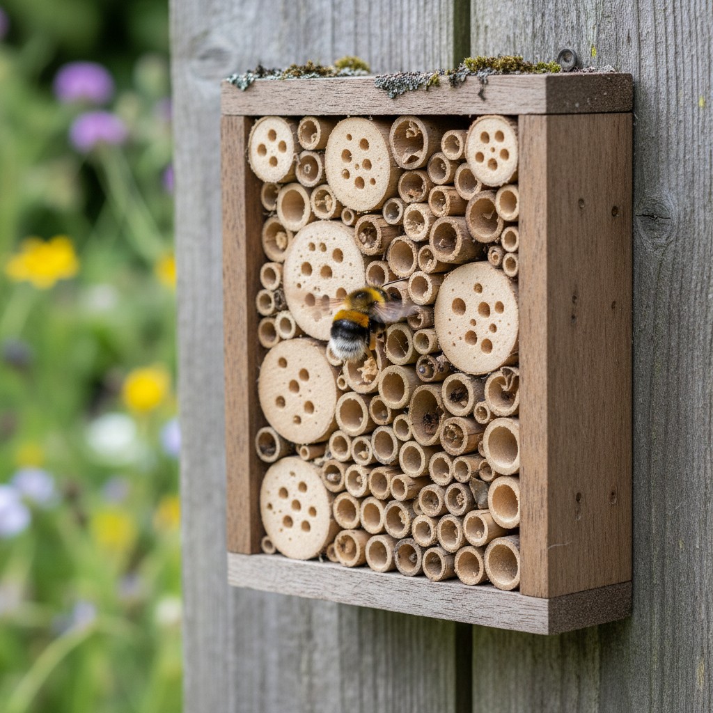Nützliche Deko: Vogelhäuser & Insektenhotels