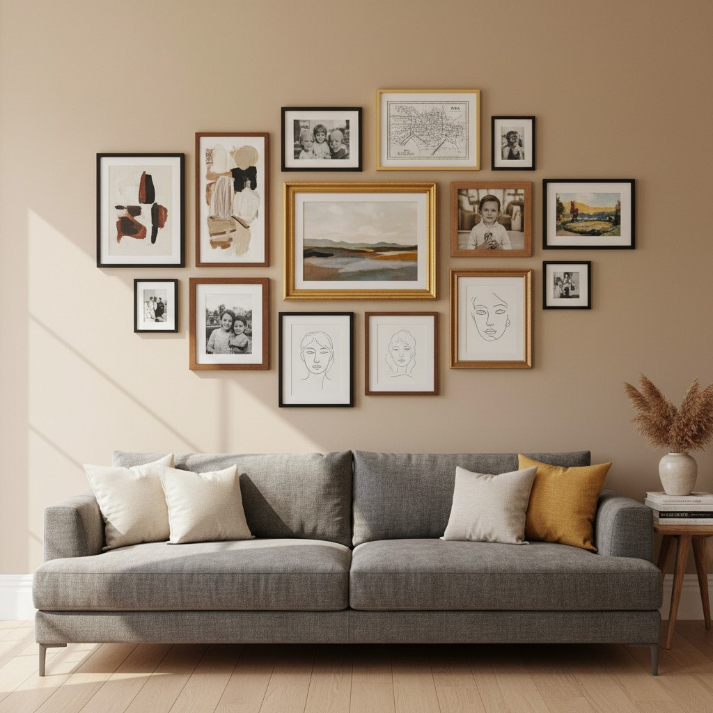 Die persönliche Galerie: Eine Bilderwand gestalten