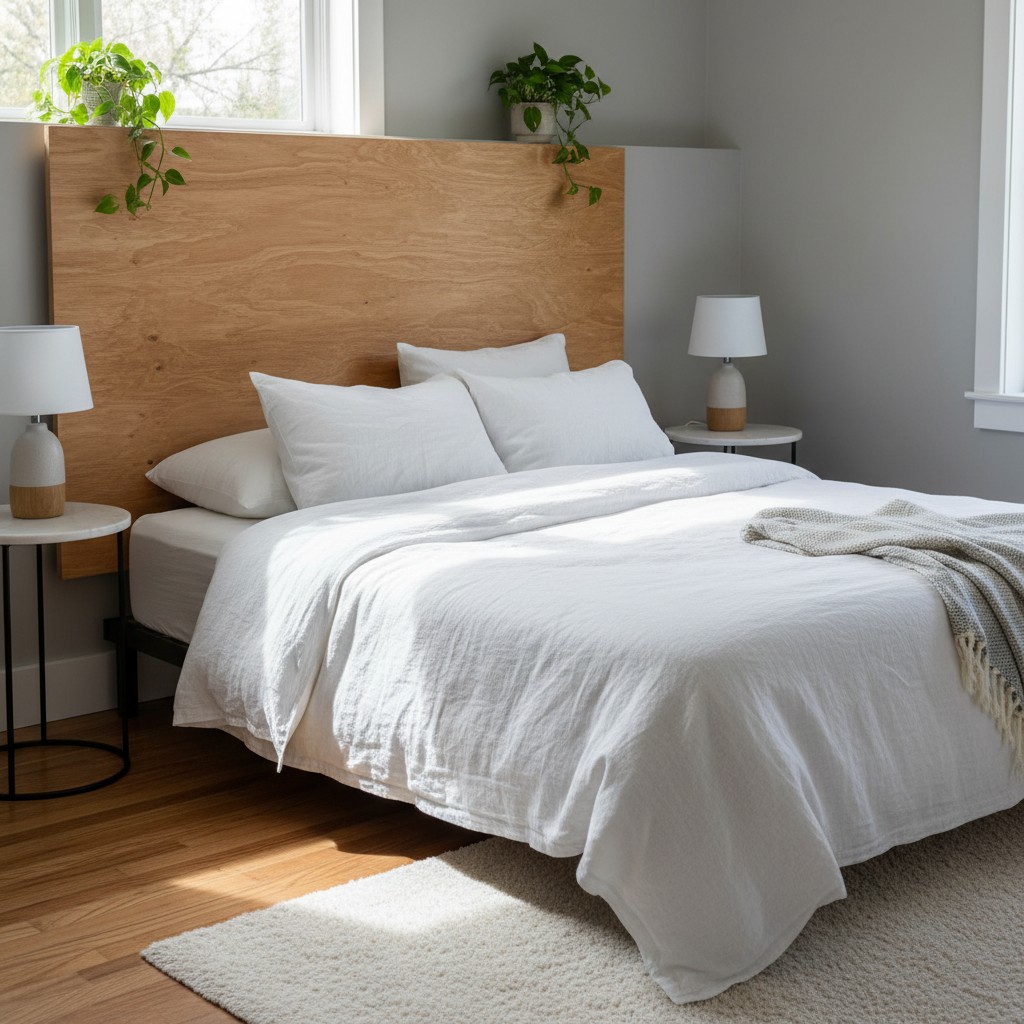 DIY-Kopfteil für das Bett