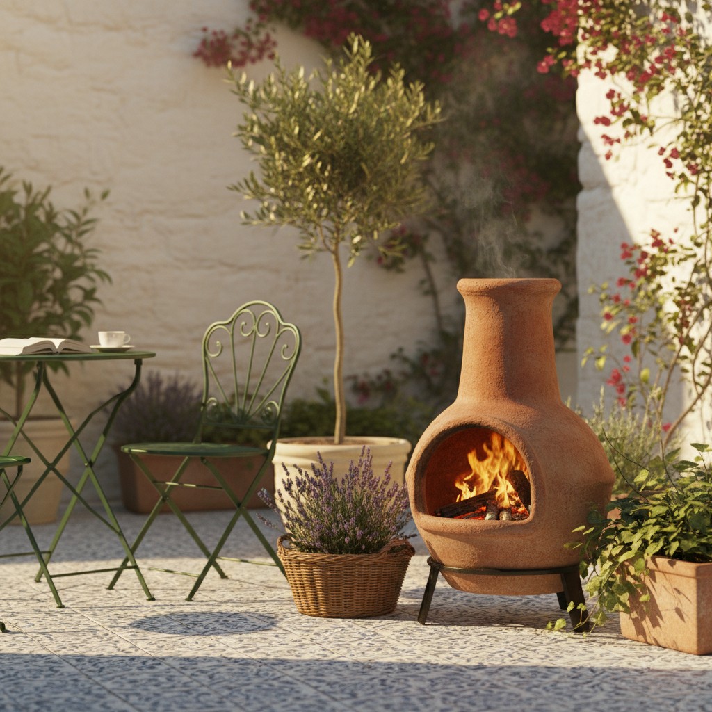 Der Wärmespeicher: Der Gartenkamin (Chiminea)