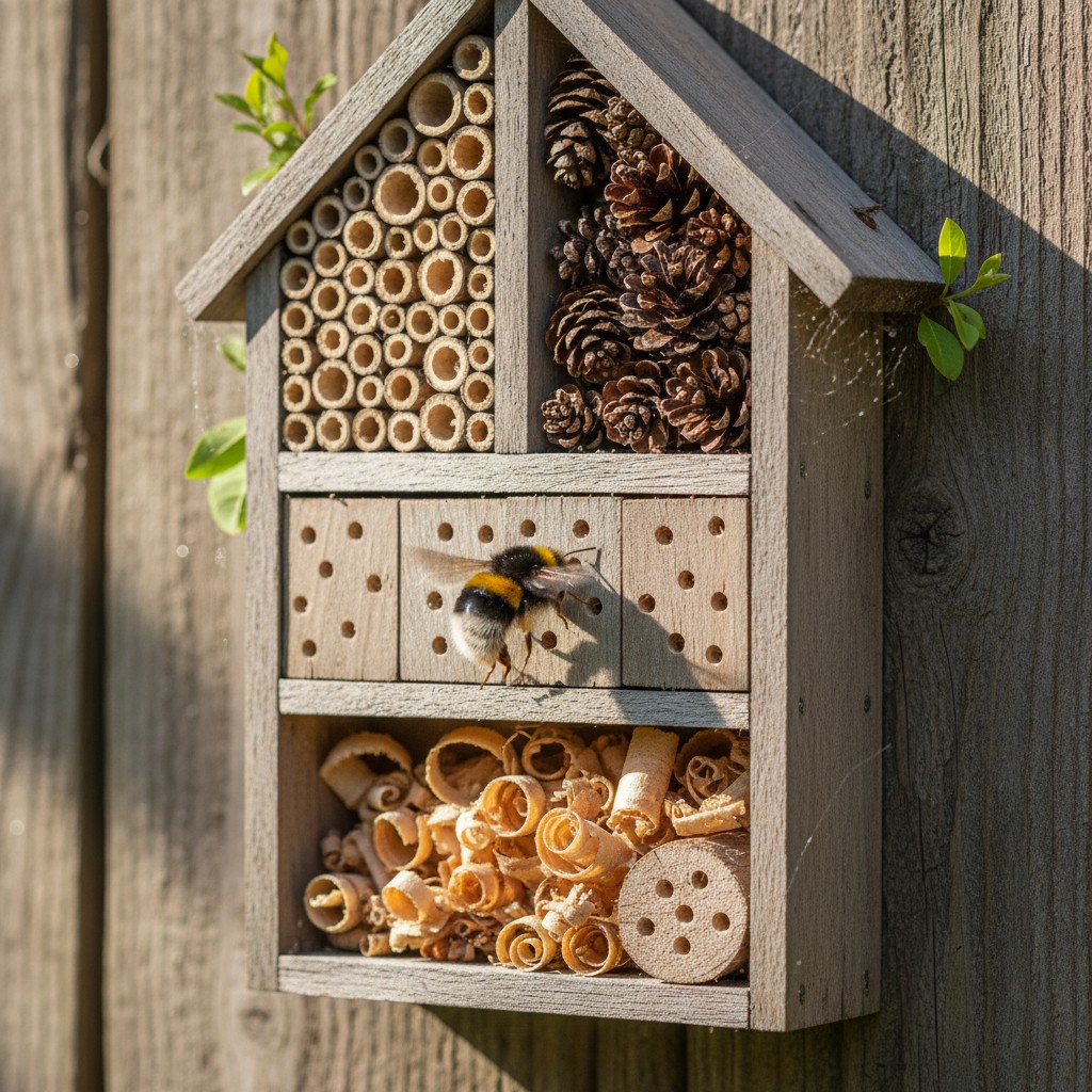 Ein Zuhause für Nützlinge: Das Insektenhotel