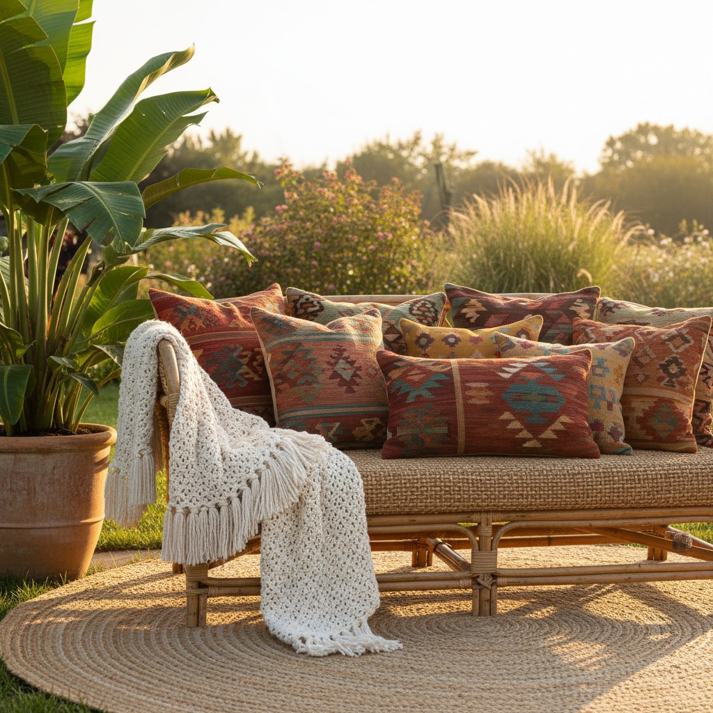Boho-Vibes mit Rattan & Makramee
