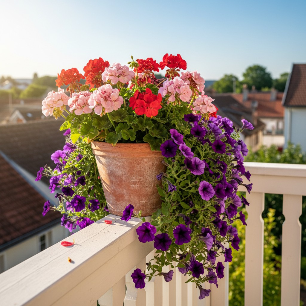 15 Farbenfrohe Ideen für Bunte Sommerblumen im Topf
