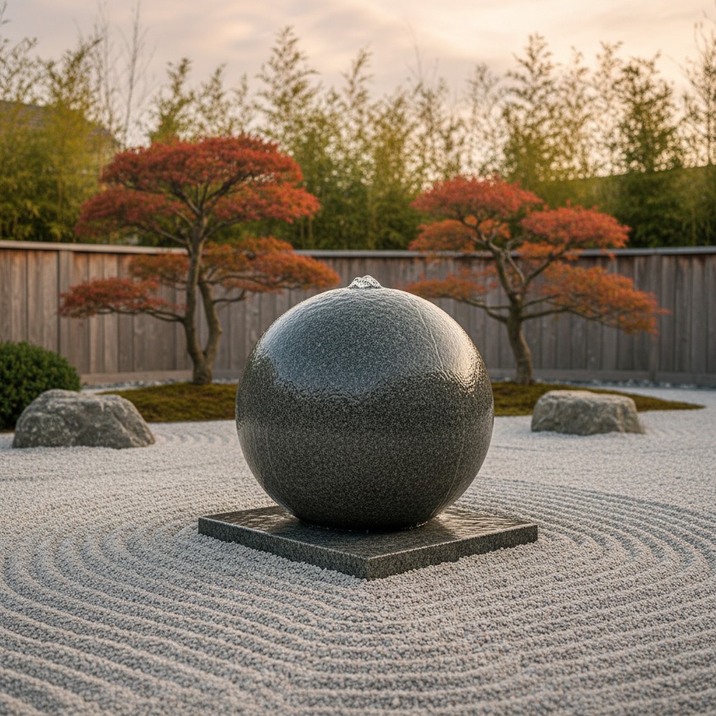 Der Kugelbrunnen: Perfekte Harmonie