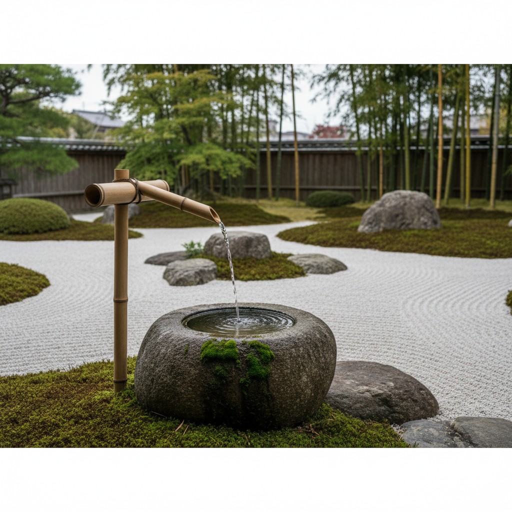 Der Zen-Garten-Quellstein: Reduktion auf das Wesentliche