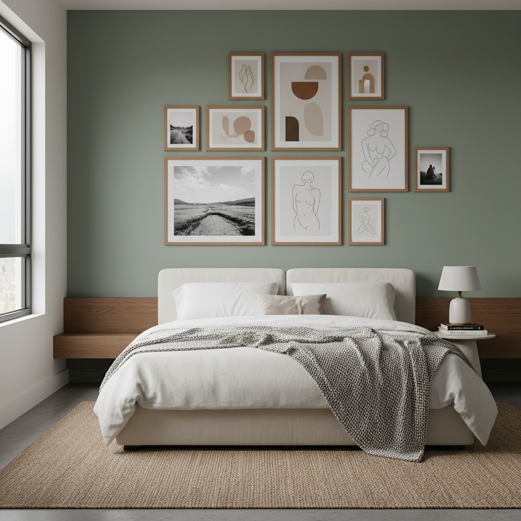 Eine Gallery Wall mit persönlichen Erinnerungen