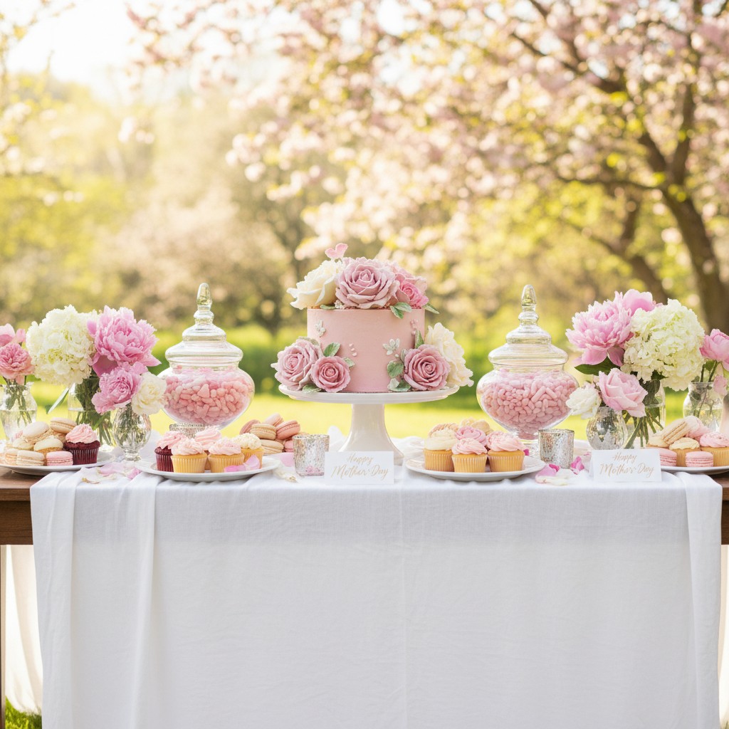 Ein süßer Sweet Table mit Liebe gebacken