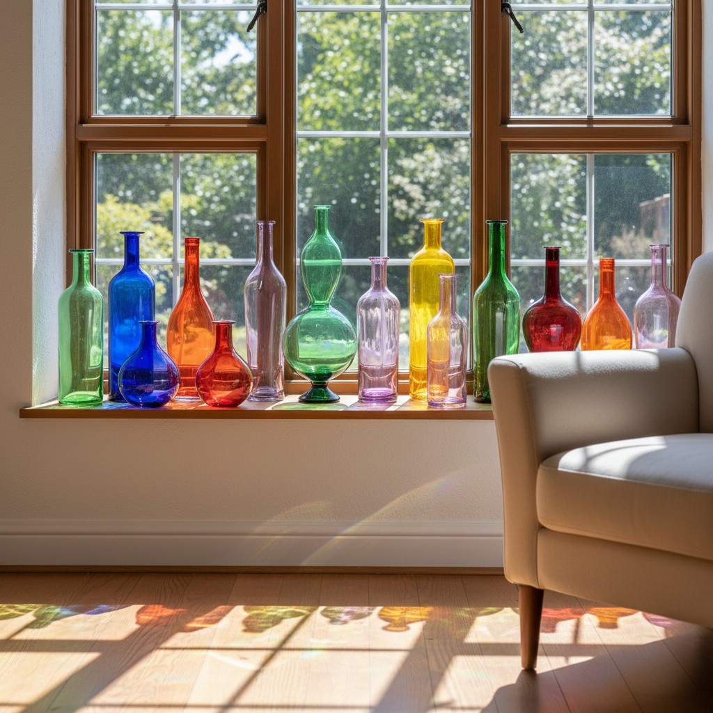 Die Glas-Galerie: Ein Spiel mit Licht und Farbe