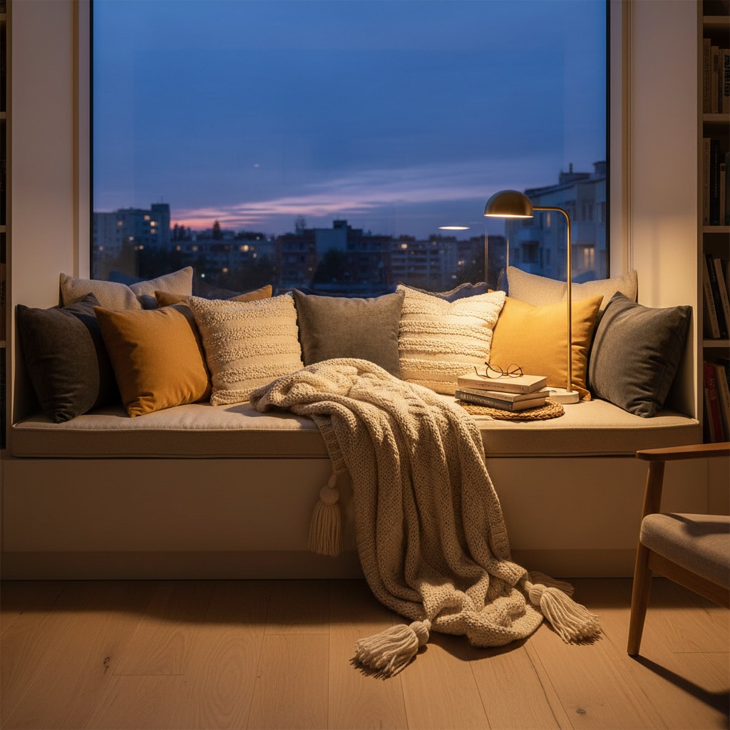 Die gemütliche Lese-Ecke am Fenster