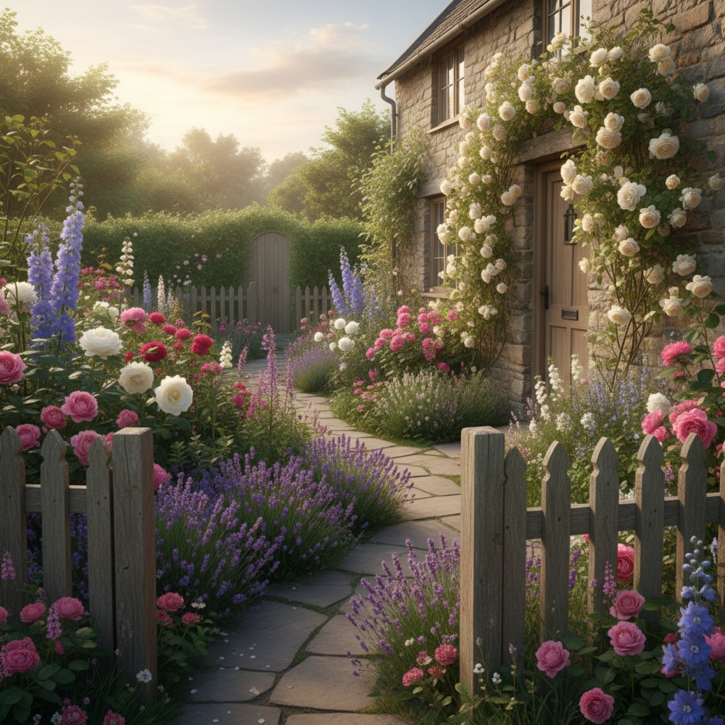 Der Cottage-Garten-Traum: Üppig und romantisch