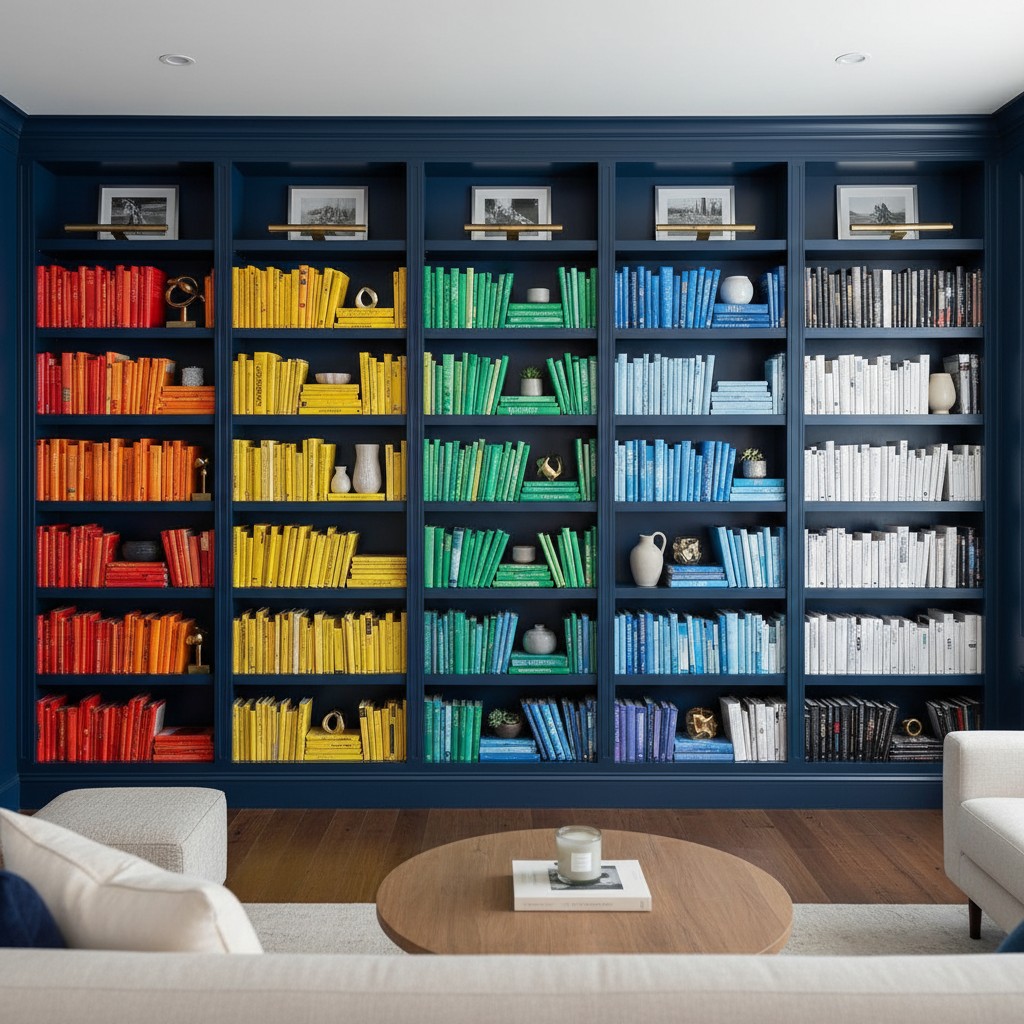 Die Bücherwand als Design-Statement